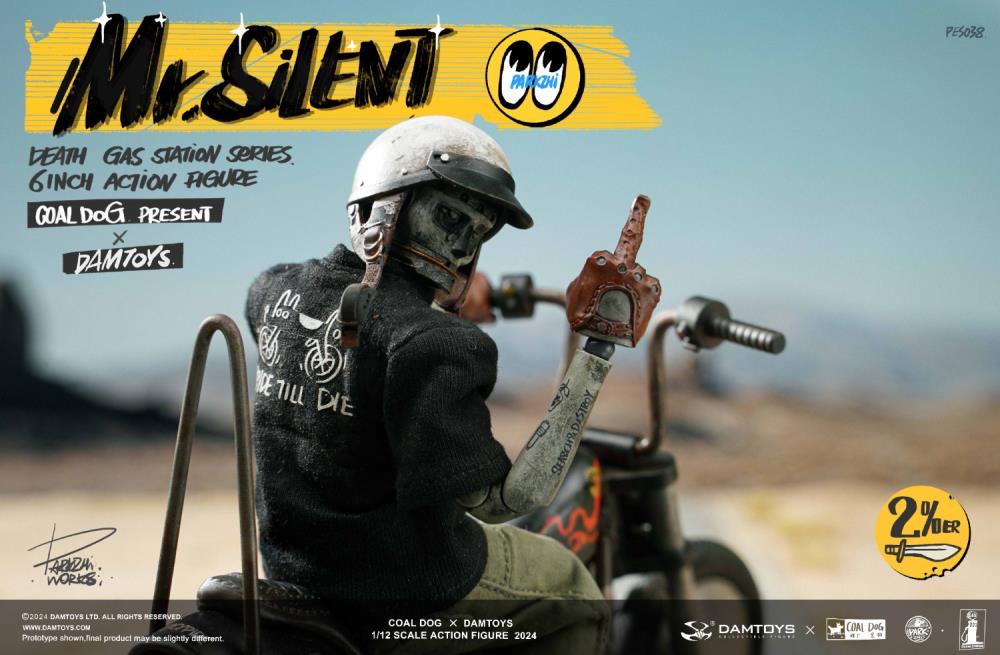 Death Gas Station Mr. Silent (Deluxe Edition) 1/12 Scale Action