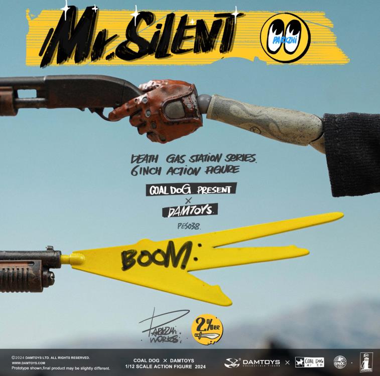 Death Gas Station Mr. Silent (Deluxe Edition) 1/12 Scale Action Figure with Motorcycle Gallery Image 11