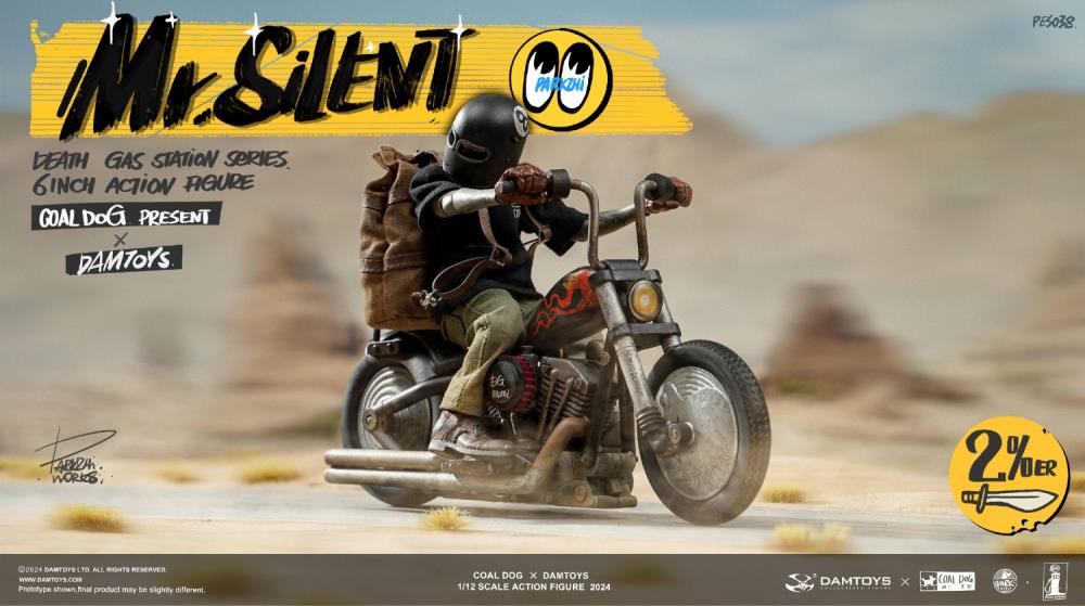 Death Gas Station Mr. Silent (Deluxe Edition) 1/12 Scale Action