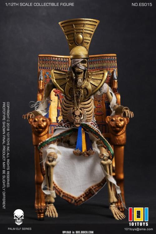 Palm Elf Series Egyptian Mummy 1/12 Scale Action Figure with Throne