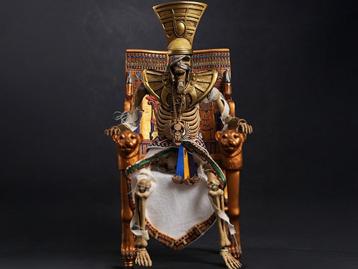 Palm Elf Series Egyptian Mummy 1/12 Scale Action Figure with Throne