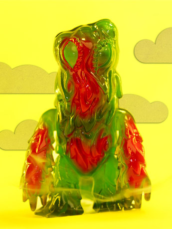 Toho ReAction Hedorah (Clear Green) Action Figure Gallery Image 2