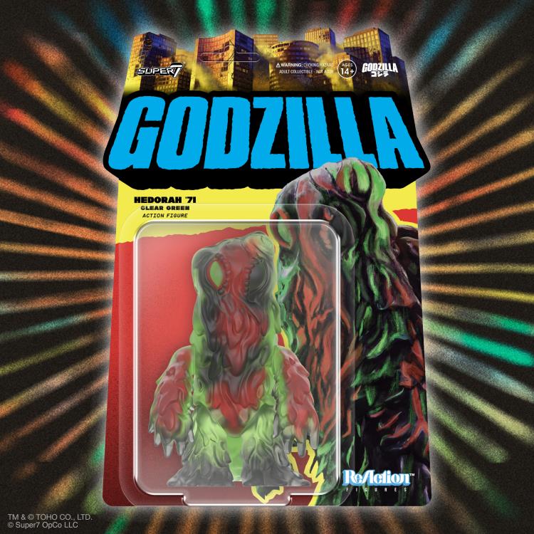 Toho ReAction Hedorah (Clear Green) Action Figure Gallery Image 7