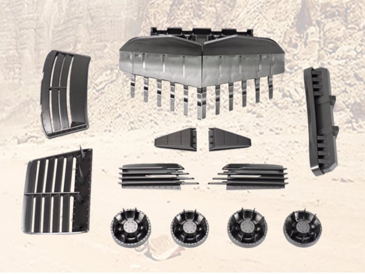 Ramen Racer Black Razor Pack 1/12 Scale Accessory Set