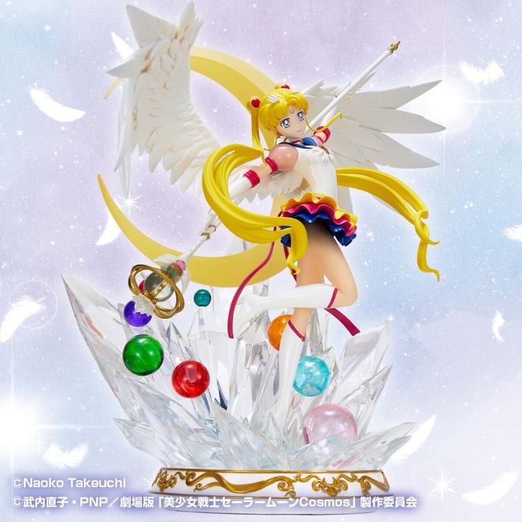 Sailor Moon Cosmos Wonder Statue Work of Art: Eternal Sailor Moon Statue Gallery Image 4