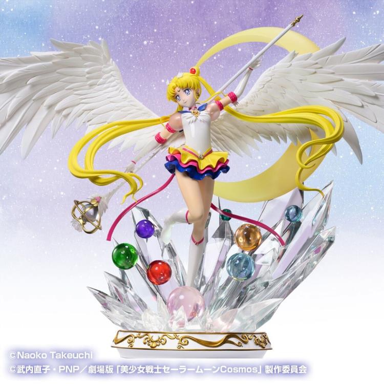 Sailor Moon Cosmos Wonder Statue Work of Art: Eternal Sailor Moon Statue Gallery Image 6