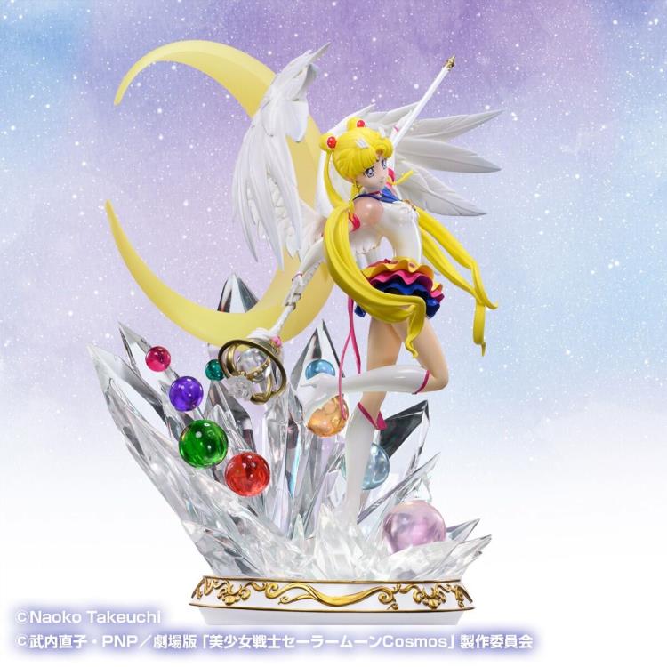 Sailor Moon Cosmos Wonder Statue Work of Art: Eternal Sailor Moon Statue Gallery Image 5