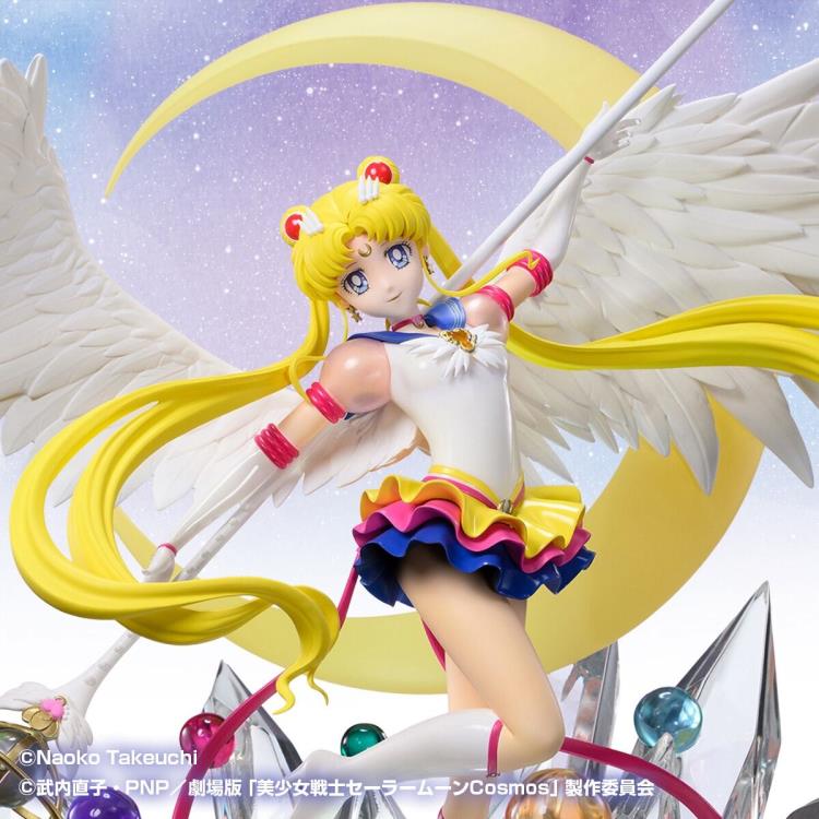 Sailor Moon Cosmos Wonder Statue Work of Art: Eternal Sailor Moon Statue Gallery Image 7
