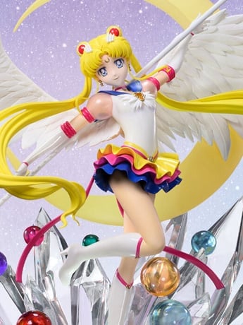 Sailor Moon Cosmos Wonder Statue Work of Art: Eternal Sailor Moon Statue Gallery Image 2