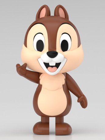 Chip 'n Dale RakuPla Toko-Toko Chip Model Kit Gallery Image 2