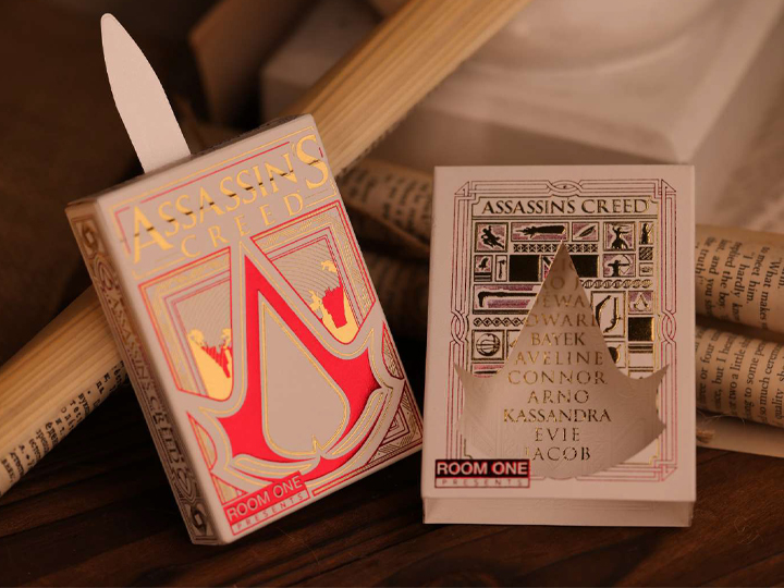Assassin's Creed Legacy White Hidden Blade Edition Playing Cards Gallery Image 1