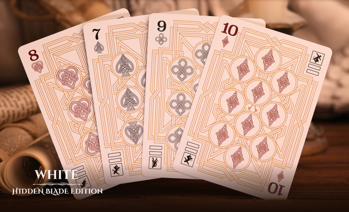 Assassin's Creed Legacy White Hidden Blade Edition Playing Cards Gallery Image 3