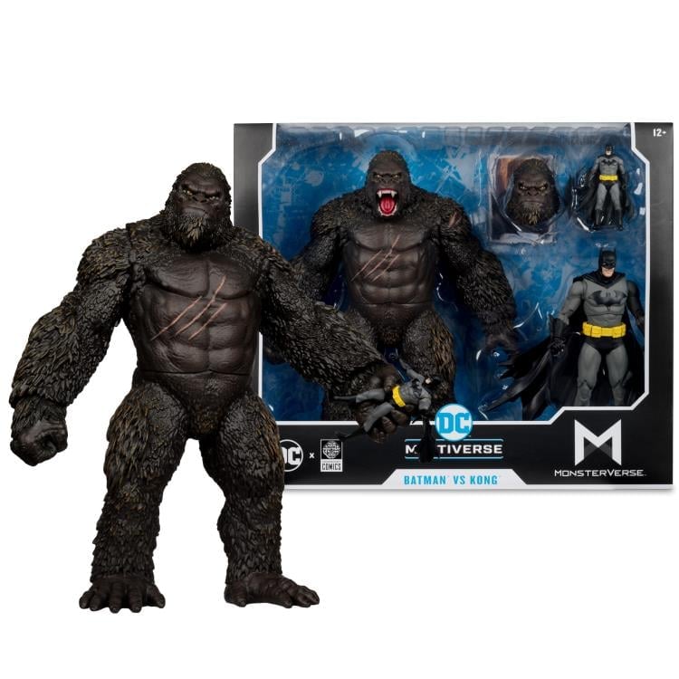 Justice League vs. Godzilla vs. Kong DC Multiverse Batman vs. Kong Action Figure Two-Pack Gallery Image 11