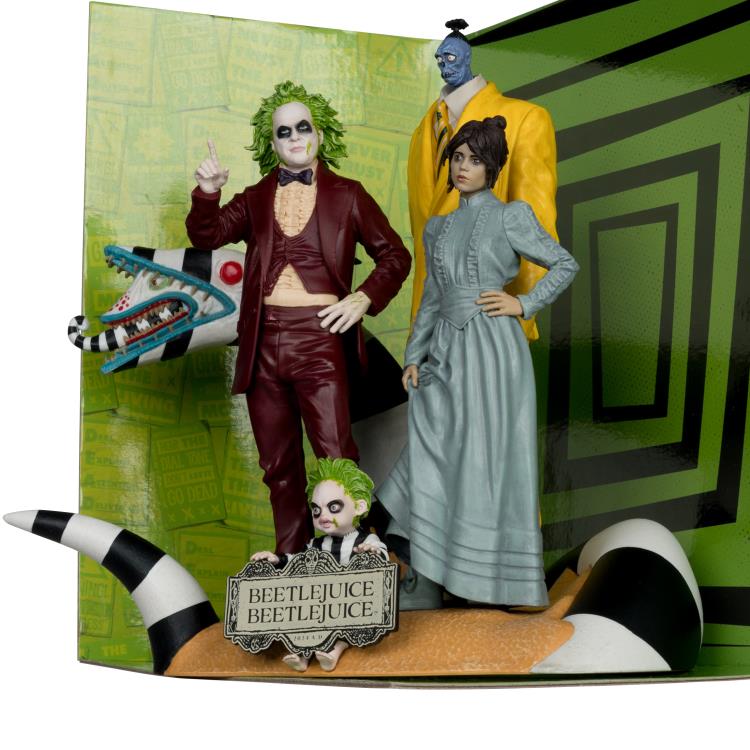 Beetlejuice Beetlejuice Movie Maniacs 6" Limited Edition 4 Pack of Figures Gallery Image 9