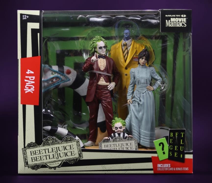 Beetlejuice Beetlejuice Movie Maniacs 6" Limited Edition 4 Pack of Figures Gallery Image 6