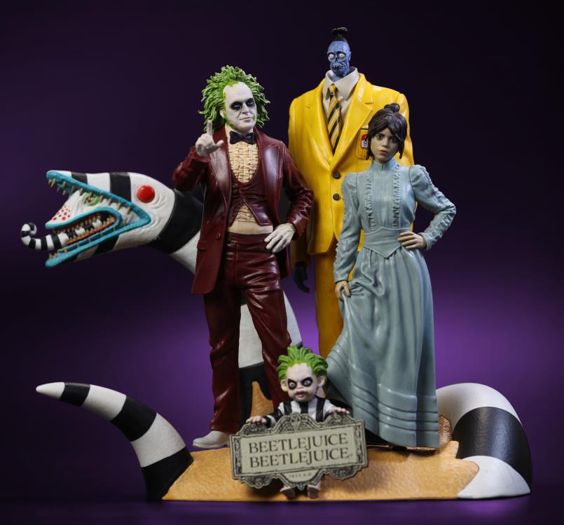 Beetlejuice Beetlejuice Movie Maniacs 6" Limited Edition 4 Pack of Figures Gallery Image 4