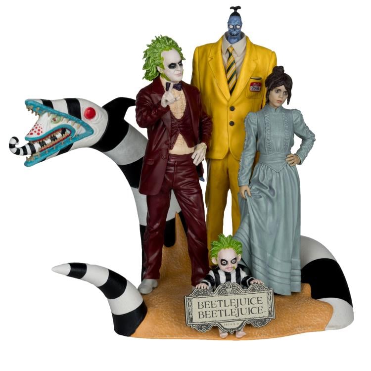 Beetlejuice Beetlejuice Movie Maniacs 6" Limited Edition 4 Pack of Figures Gallery Image 7