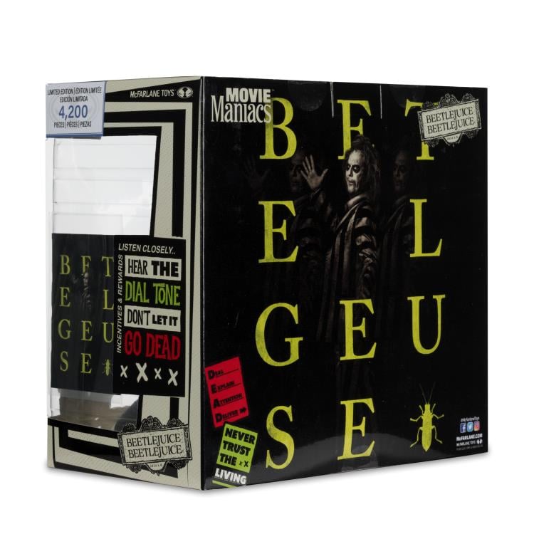 Beetlejuice Beetlejuice Movie Maniacs 6" Limited Edition 4 Pack of Figures Gallery Image 12
