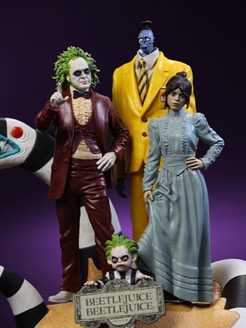 Beetlejuice Beetlejuice Movie Maniacs 6" Limited Edition 4 Pack of Figures Gallery Image 2