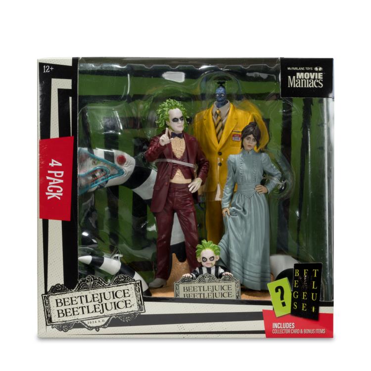 Beetlejuice Beetlejuice Movie Maniacs 6" Limited Edition 4 Pack of Figures Gallery Image 10