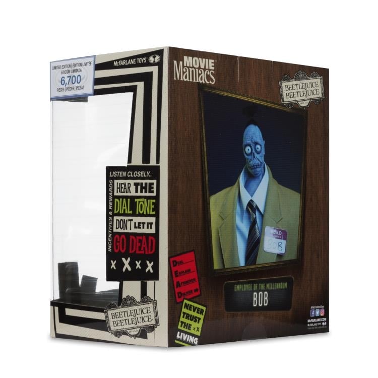 Beetlejuice Beetlejuice Movie Maniacs Bob the Shrinker 6" Limited Edition Figure Gallery Image 13