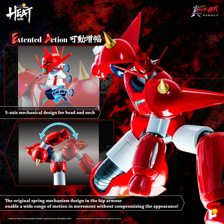 Getter Robo Armageddon Pose+ Metal Heat Series Getter Dragon Action Figure Gallery Image 18