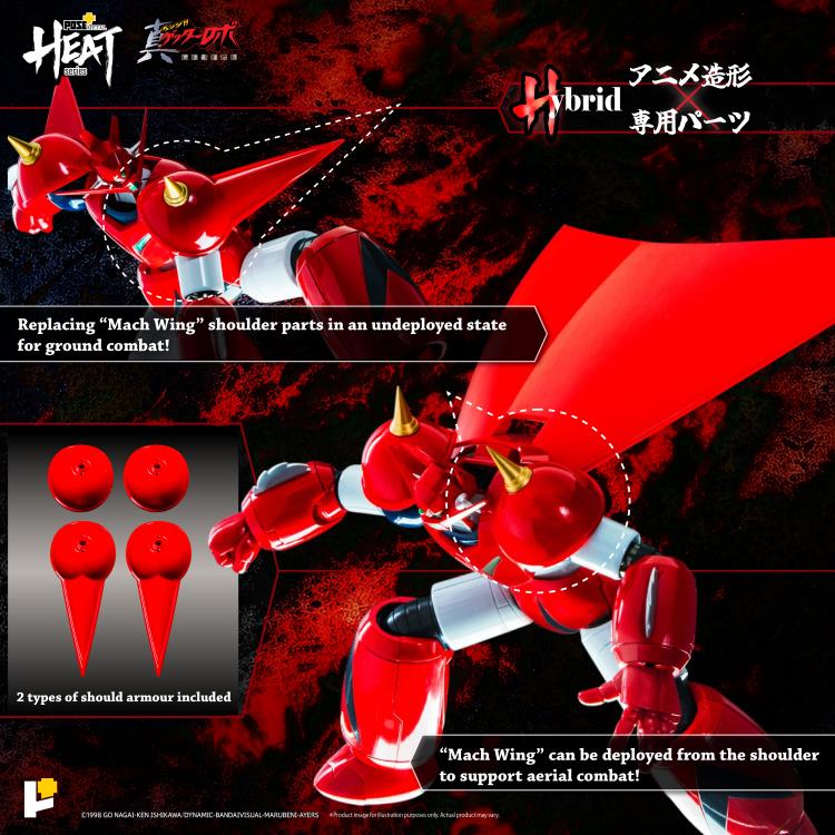 Getter Robo Armageddon Pose+ Metal Heat Series Getter Dragon Action Figure Gallery Image 7