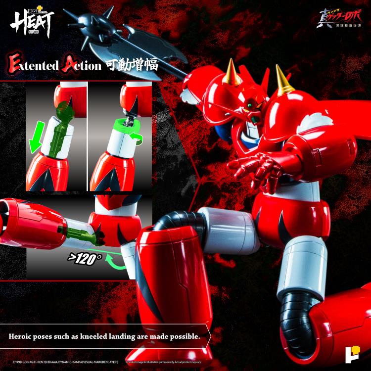 Getter Robo Armageddon Pose+ Metal Heat Series Getter Dragon Action Figure Gallery Image 19
