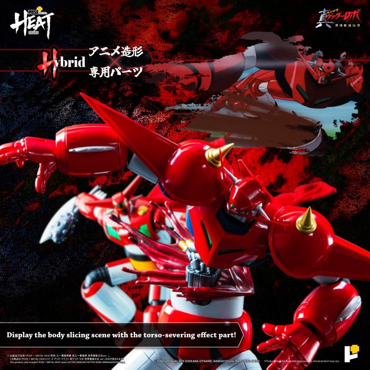 Getter Robo Armageddon Pose+ Metal Heat Series Getter Dragon Action Figure Gallery Image 8
