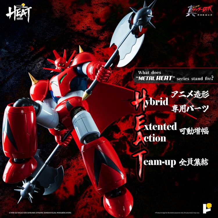 Getter Robo Armageddon Pose+ Metal Heat Series Getter Dragon Action Figure Gallery Image 4