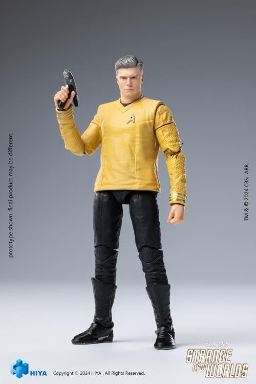 Star Trek: Strange New Worlds Exquisite Mini Series Christopher Pike 1/18 Scale PX Previews Exclusive Action Figure Gallery Image 3