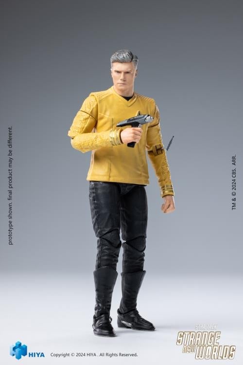 Star Trek: Strange New Worlds Exquisite Mini Series Christopher Pike 1/18 Scale PX Previews Exclusive Action Figure Gallery Image 5