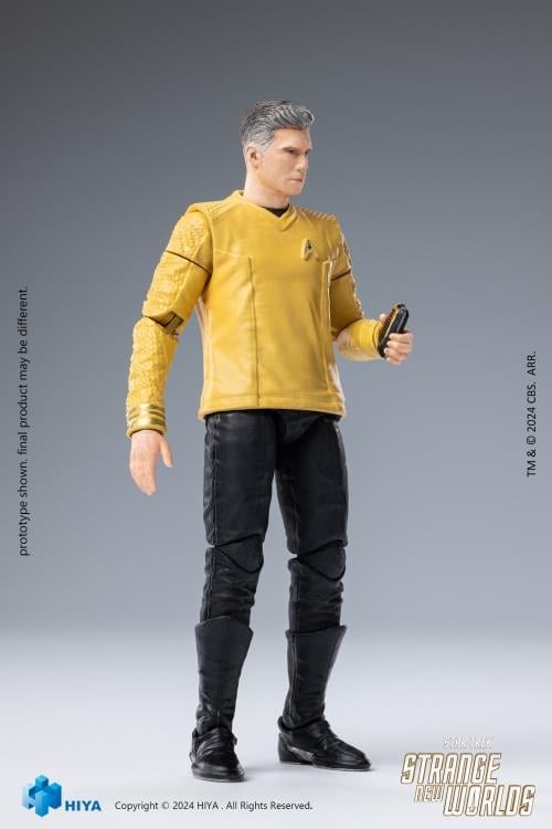 Star Trek: Strange New Worlds Exquisite Mini Series Christopher Pike 1/18 Scale PX Previews Exclusive Action Figure Gallery Image 6