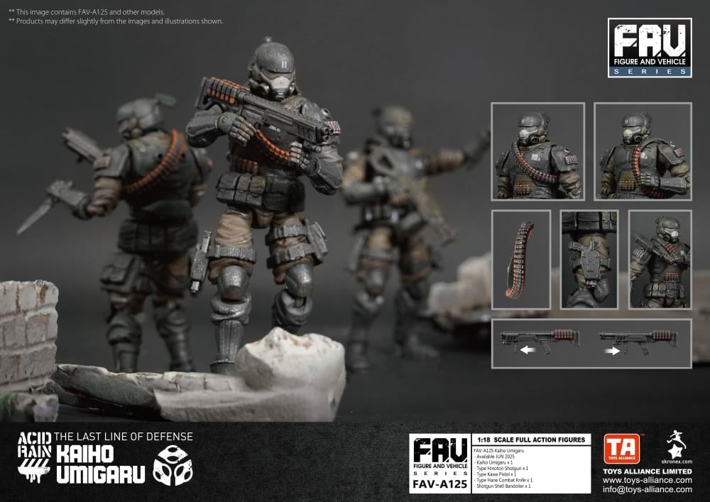 Acid Rain FAV-A125 Kaiho Umigaru Action Figure Gallery Image 13