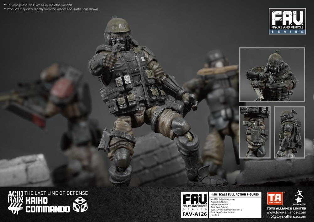 Acid Rain FAV-A126 Kaiho Commando Action Figure Gallery Image 13