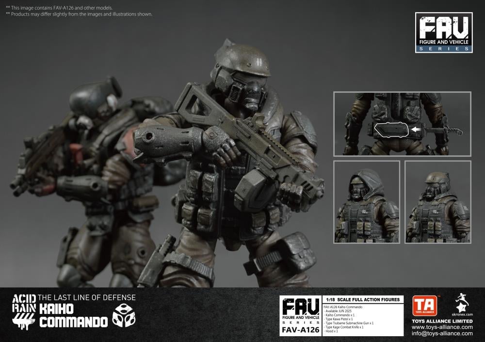 Acid Rain FAV-A126 Kaiho Commando Action Figure Gallery Image 11