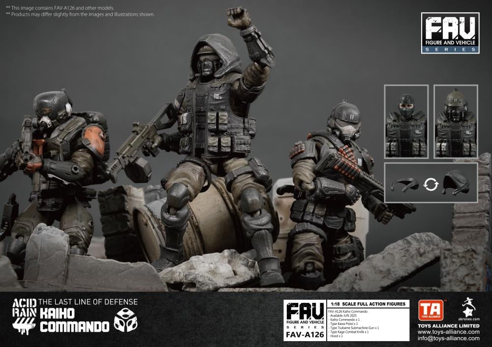 Acid Rain FAV-A126 Kaiho Commando Action Figure Gallery Image 14