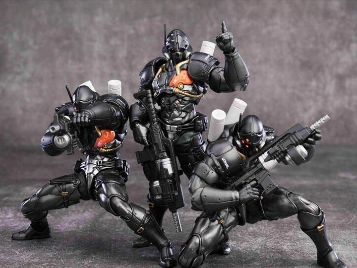 G.W.ニコルズ製材所KIT ビルダーズインスケール製 HO (1/87) VERMIN Series Unkval Eliminator (Squad Ver.) 1/12 Scale Action