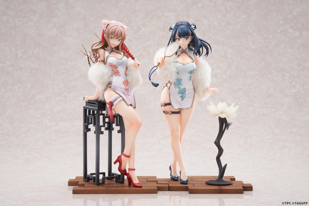 Gridman Universe Rikka Takarada & Yume Minami (China Dress Ver.) 1/7 Scale Figure Set (With Bonus) Gallery Image 11