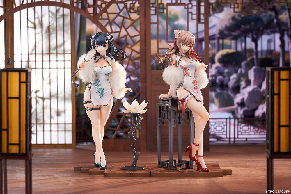 Gridman Universe Rikka Takarada & Yume Minami (China Dress Ver.) 1/7 Scale Figure Set (With Bonus) Gallery Image 3