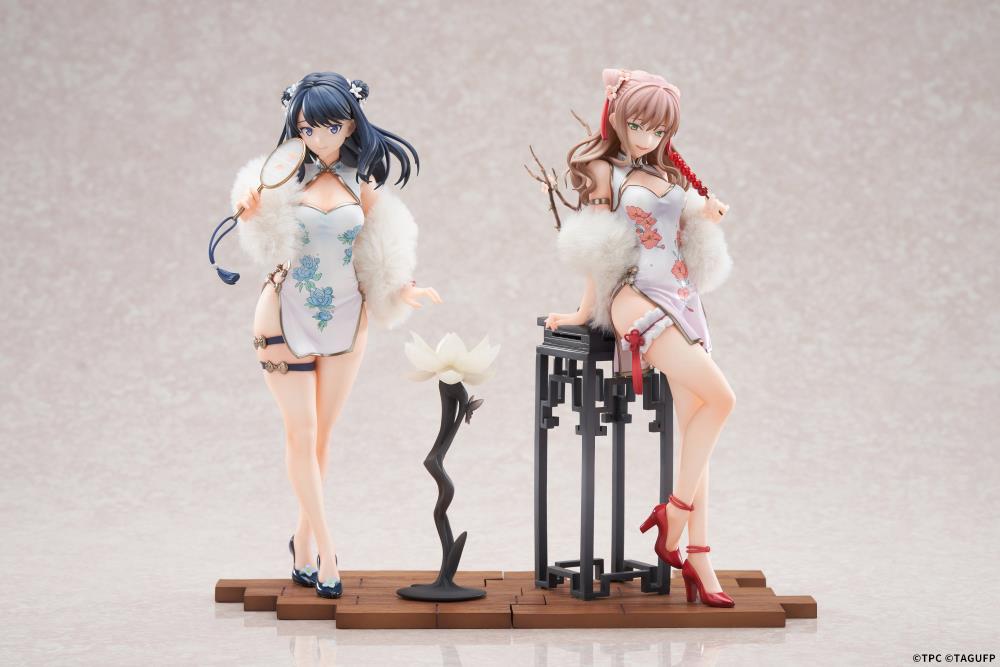 Gridman Universe Rikka Takarada & Yume Minami (China Dress Ver.) 1/7 Scale Figure Set (With Bonus) Gallery Image 10