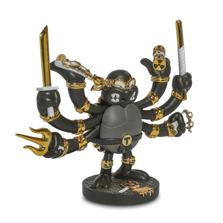 Teenage Mutant Ninja Turtles TMNT (Chogrin Black & Gold Edition) Guru 6" Limited Edition Art Figure Gallery Image 4