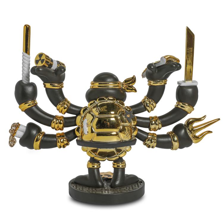Teenage Mutant Ninja Turtles TMNT (Chogrin Black & Gold Edition) Guru 6" Limited Edition Art Figure Gallery Image 5