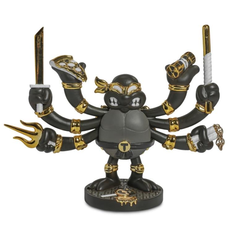 Teenage Mutant Ninja Turtles TMNT (Chogrin Black & Gold Edition) Guru 6" Limited Edition Art Figure Gallery Image 3