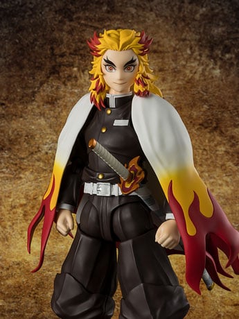 Demon Slayer: Kimetsu no Yaiba S.H.Figuarts Kyojuro Rengoku Action Figure Gallery Image 2