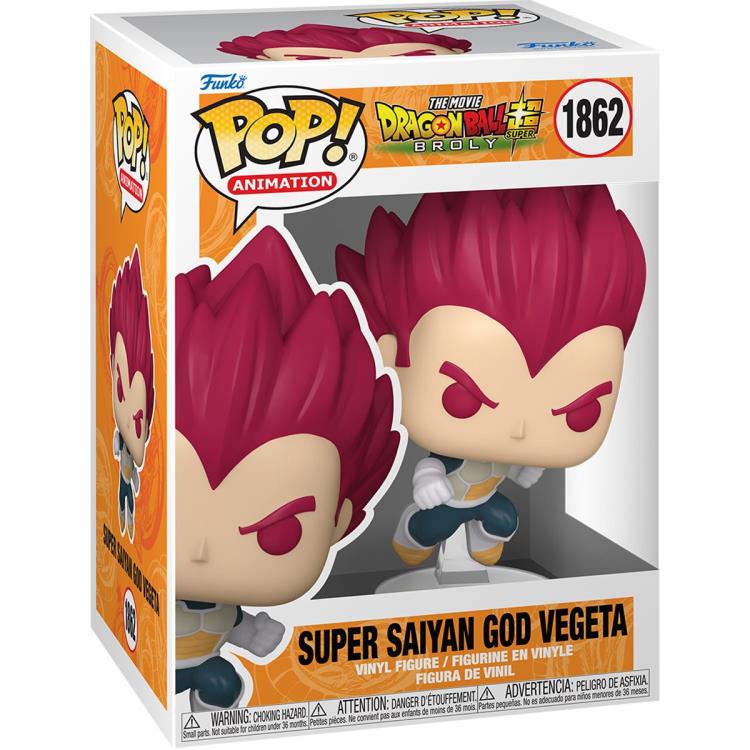 Dragon Ball Super: Broly Pop! Animation #1862 Super Saiyan God Vegeta (Punching) Gallery Image 3
