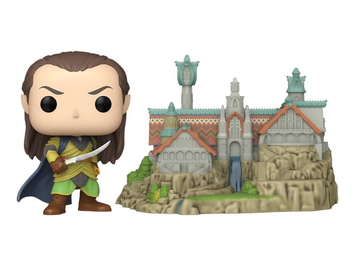 Pop! Town: The Lord of the Rings - Elrond with Rivendell Gallery Image 1
