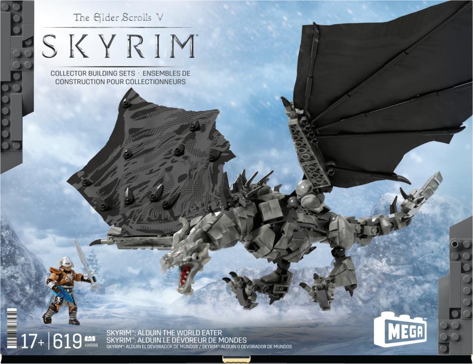 The Elder Scrolls V: Skyrim Mega Construx Skyrim: Alduin the World Eater Collector Building Set Gallery Image 9