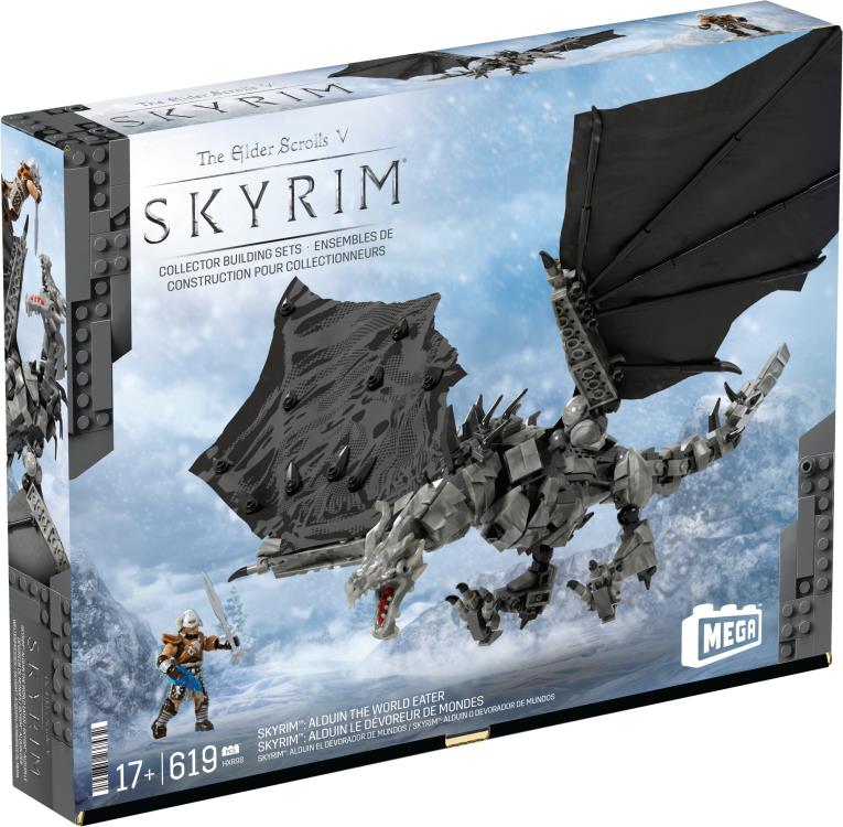 The Elder Scrolls V: Skyrim Mega Construx Skyrim: Alduin the World Eater Collector Building Set Gallery Image 11