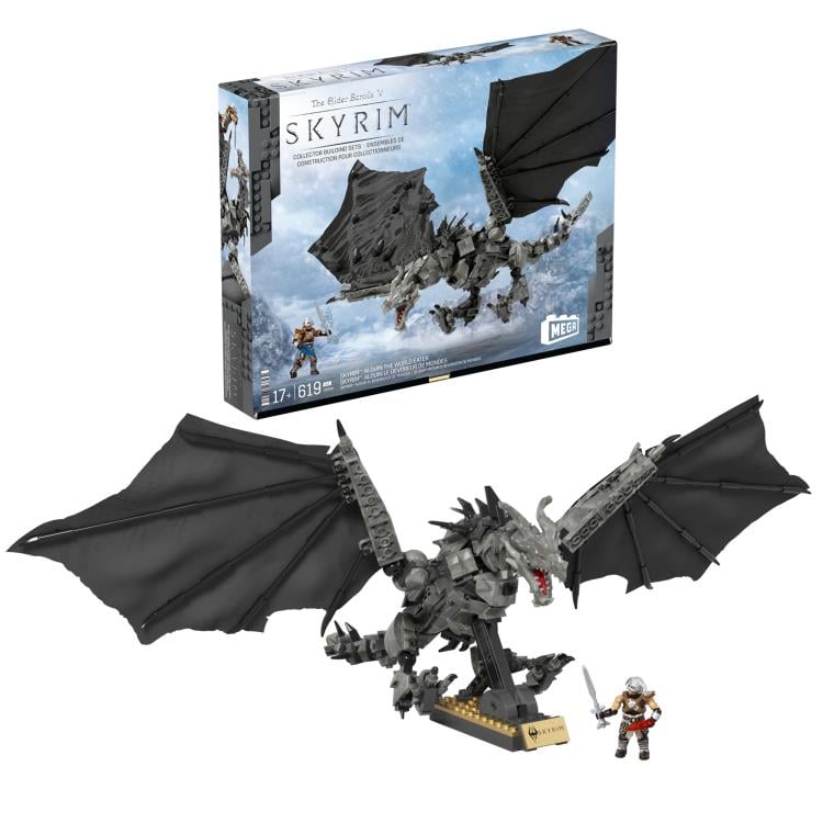 The Elder Scrolls V: Skyrim Mega Construx Skyrim: Alduin the World Eater Collector Building Set Gallery Image 8